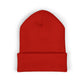 Embroidered Classic Cuffed Beanie — Minimal Winter Hat