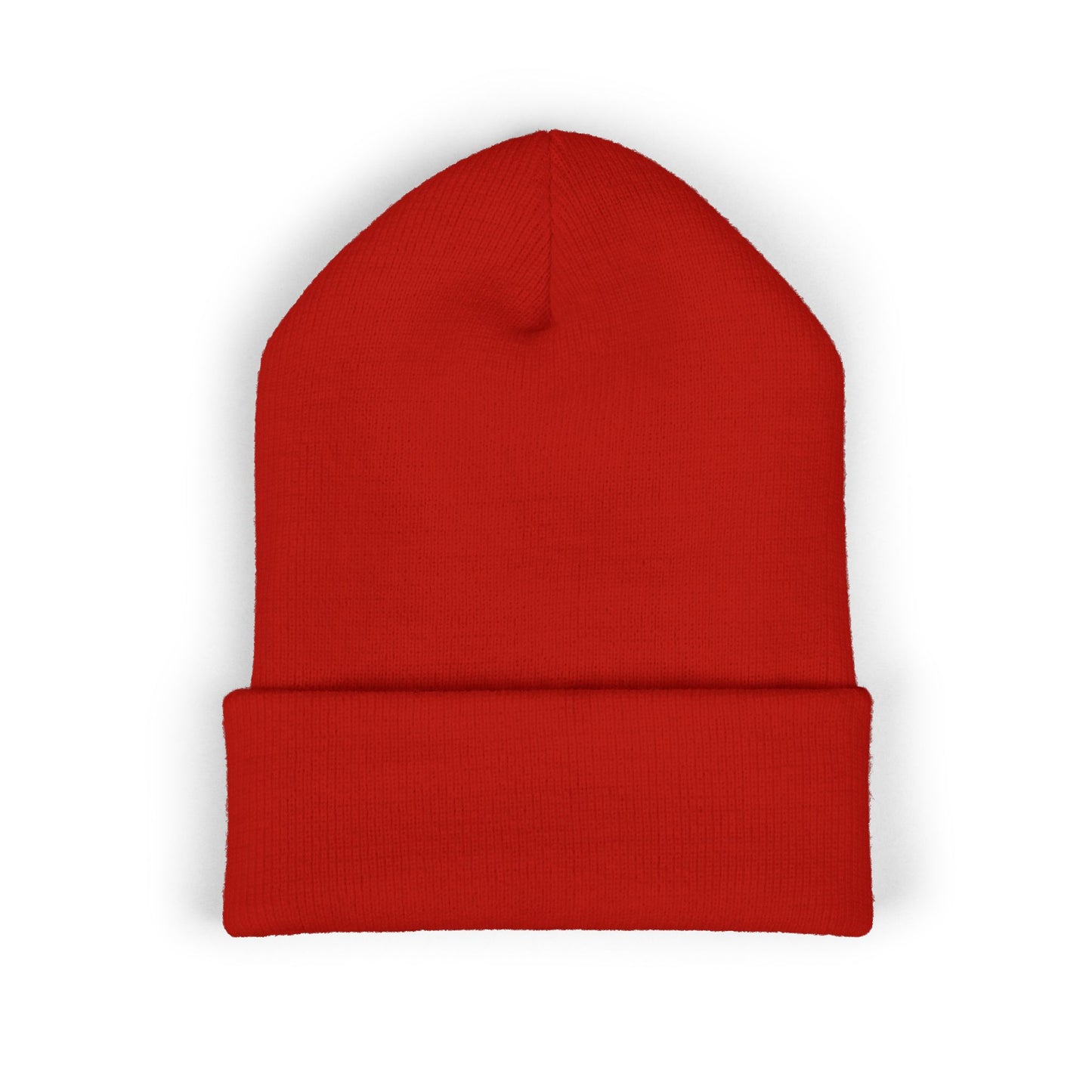 Embroidered Classic Cuffed Beanie — Minimal Winter Hat