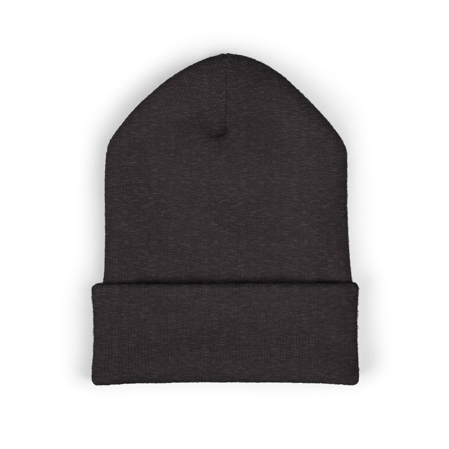 Embroidered Classic Cuffed Beanie — Minimal Winter Hat