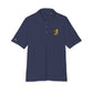 Performance Polo with Golden Embroidered Chest