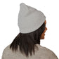 Embroidered Classic Cuffed Beanie — Minimal Winter Hat