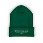 Embroidered Classic Cuffed Beanie — Minimal Winter Hat