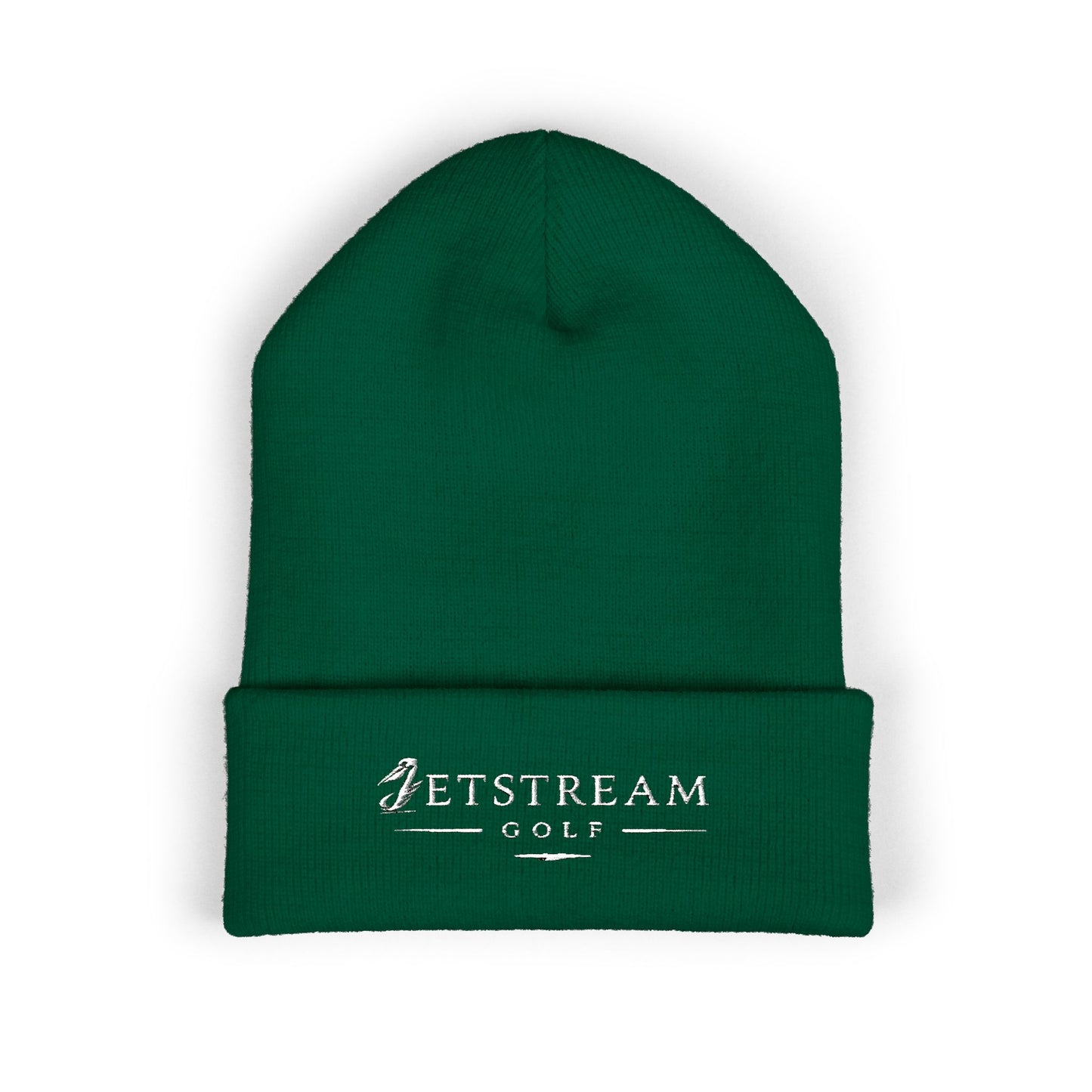 Embroidered Classic Cuffed Beanie — Minimal Winter Hat