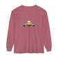 Jetstream Plane Long Sleeve Tee — Front Logo & Front-Facing Jet Graphic