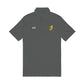 Embroidered Black Polo Shirt — Gold Logo (Men’s Under Armour)