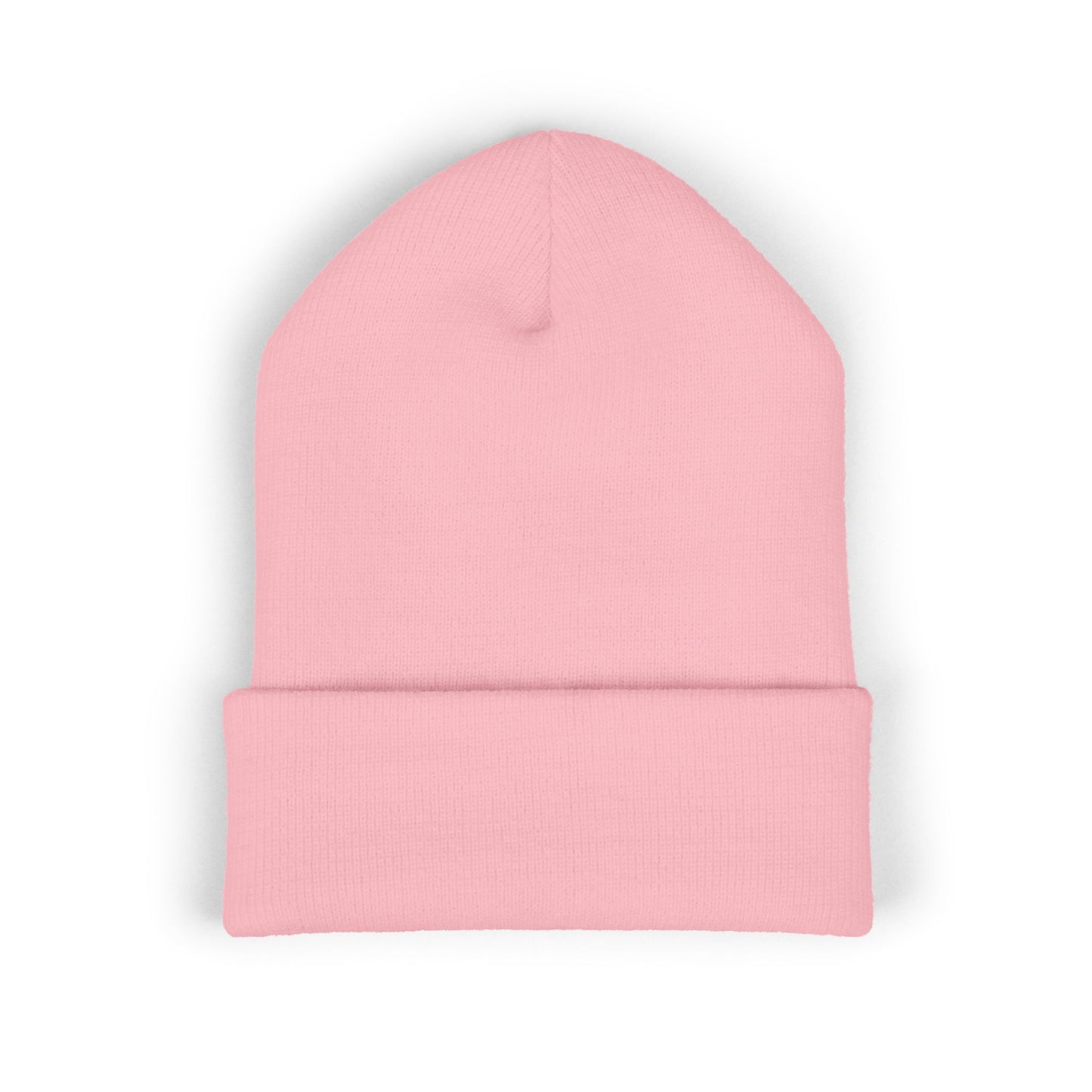 Embroidered Classic Cuffed Beanie — Minimal Winter Hat