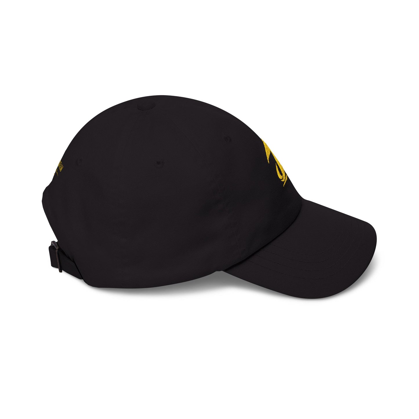 Embroidered Gold Script “J” Classic Dad Cap
