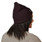 Embroidered Classic Cuffed Beanie — Minimal Winter Hat
