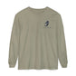 Jetstream Plane Long Sleeve Tee — Front Logo & Front-Facing Jet Graphic