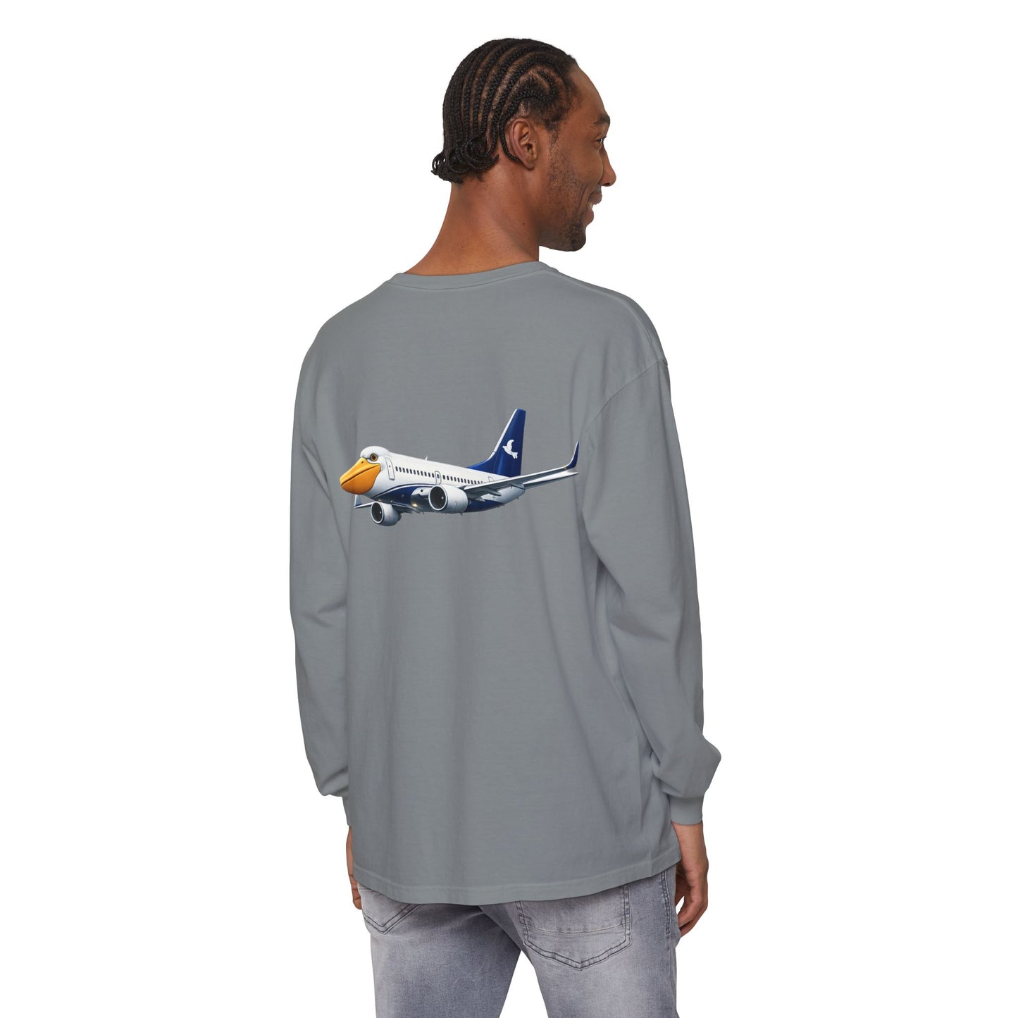 Jetstream Airplane Graphic Long Sleeve Tee