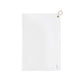 Embroidered Golf Towel with Clip — Lightweight Waffle Microfiber (Navy or White)