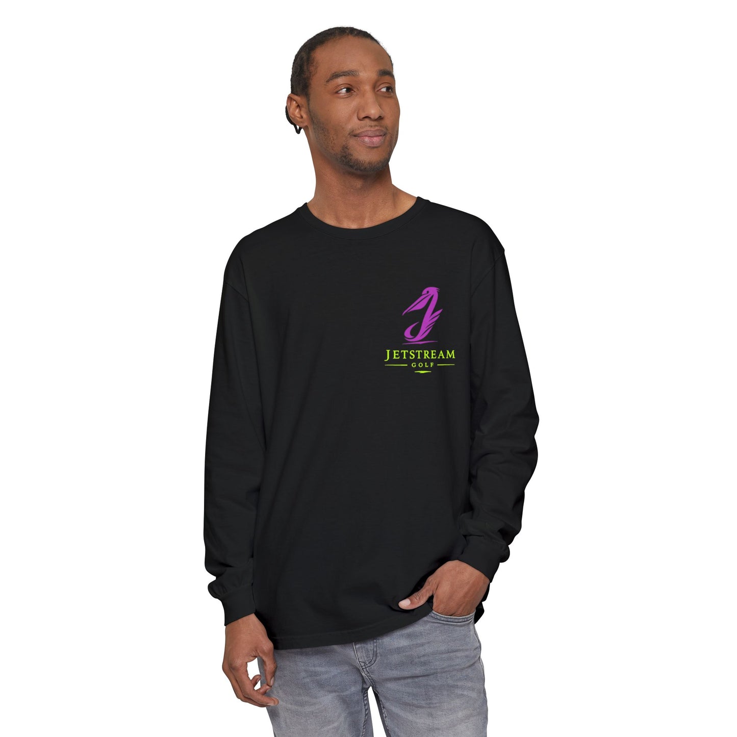 Jetstream Golf Neon Mini Golf Long Sleeve Tee
