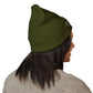 Embroidered Classic Cuffed Beanie — Minimal Winter Hat