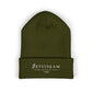 Embroidered Classic Cuffed Beanie — Minimal Winter Hat