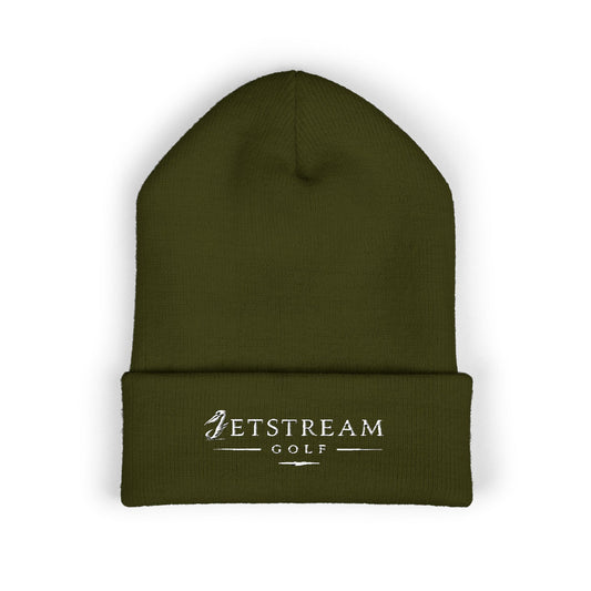 Embroidered Classic Cuffed Beanie — Minimal Winter Hat