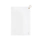 Golf Towel - Premium White Microfiber with Clip for Clubs & Golf Bag