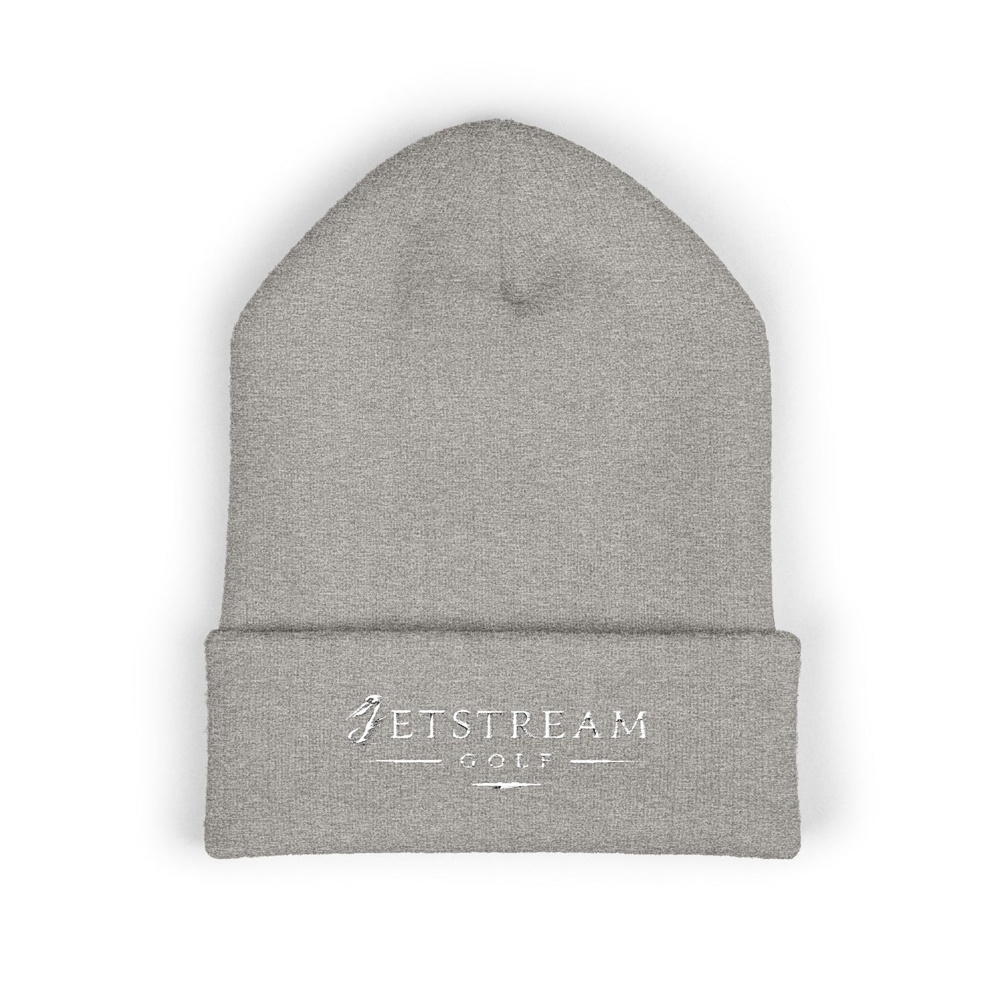 Embroidered Classic Cuffed Beanie — Minimal Winter Hat