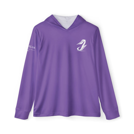 Purple Sports Warmup Hoodie — Men's Lightweight Team Hoodie