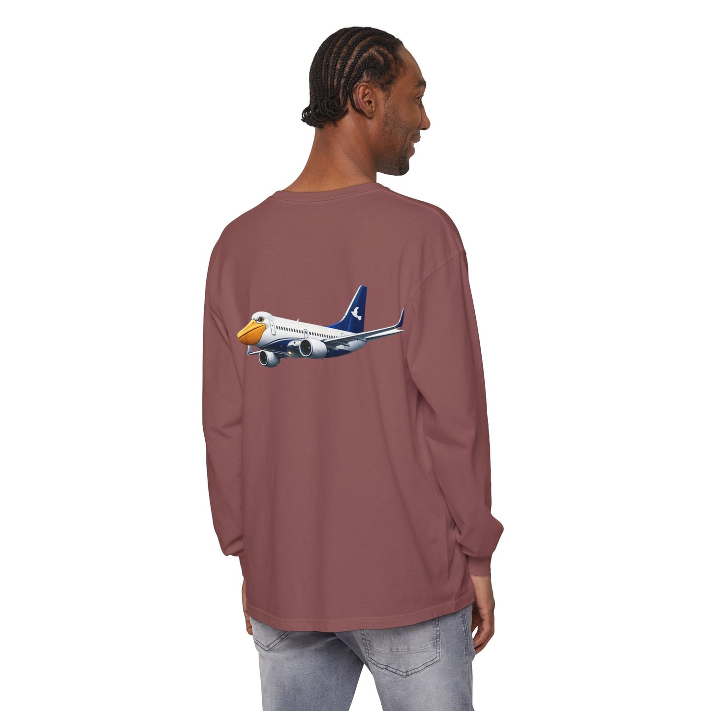 Jetstream Airplane Graphic Long Sleeve Tee