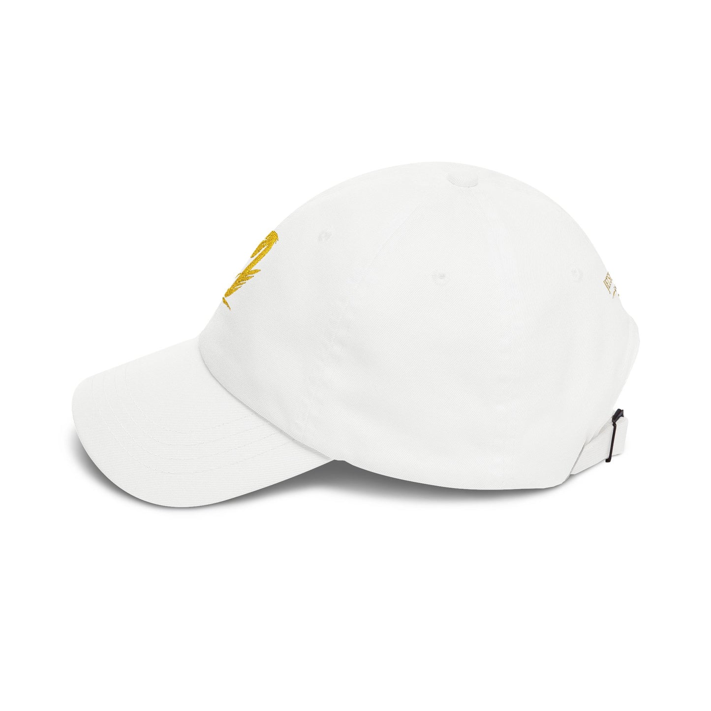 Embroidered Gold Script “J” Classic Dad Cap
